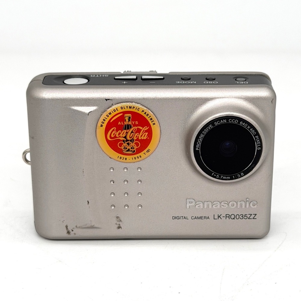 Panasonic LK-RQ35ZZ Digital Camera Silver PV-DC1000 Vintage Japanese Model Used